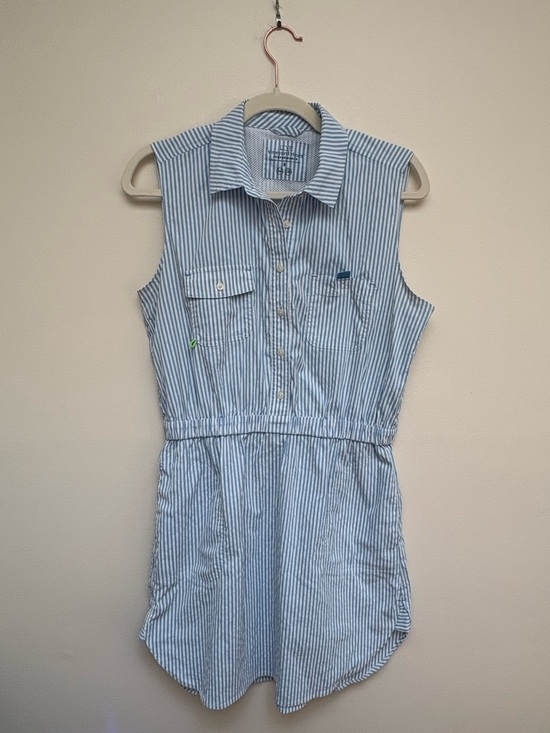 Vineyard Vines Other - Vineyard Vines Sleeveless Blue and White Striped Shirt Dress
